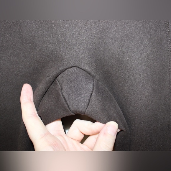 Spanx High Waist Brown Faux Suede Leggings Size 1X Petite - Picture 3 of 10